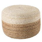 Pouf/repose-pieds rond en jute Saba de Juniper Home