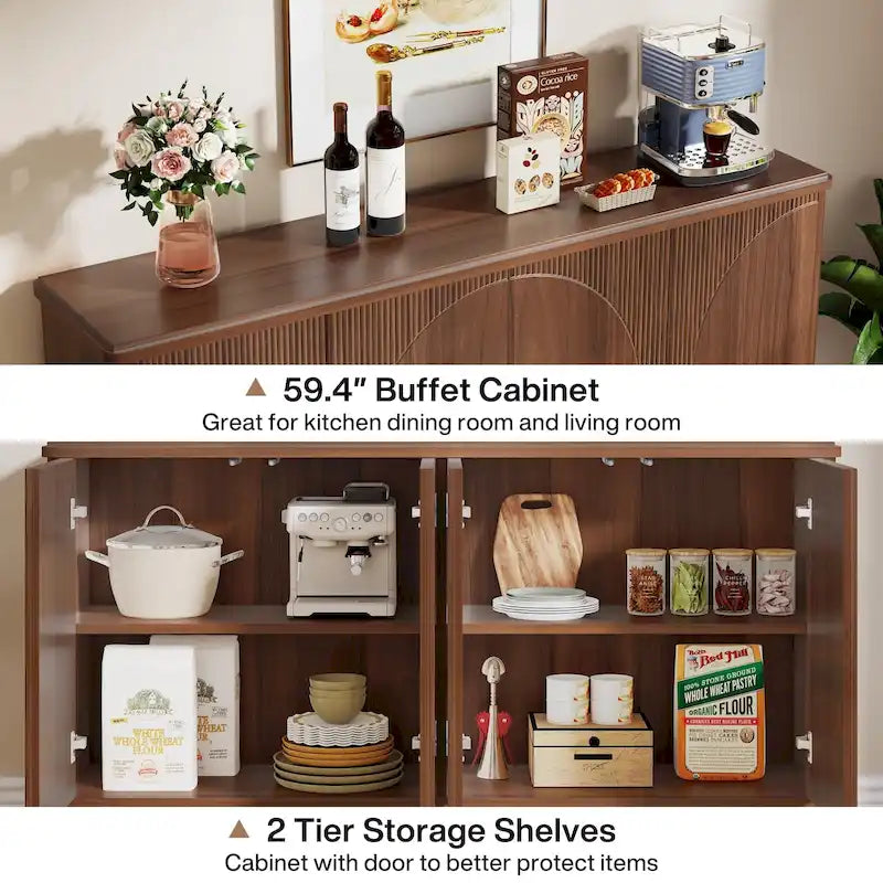 Buffet moderne avec rangement - Non applicable