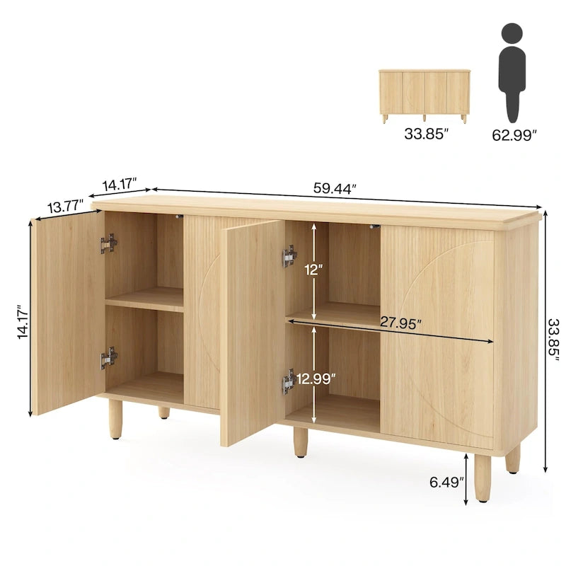 Buffet moderne avec rangement - Non applicable