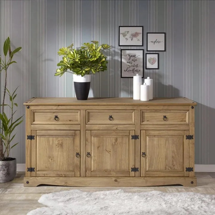Buffet en bois style ferme 65 - Collection Corona