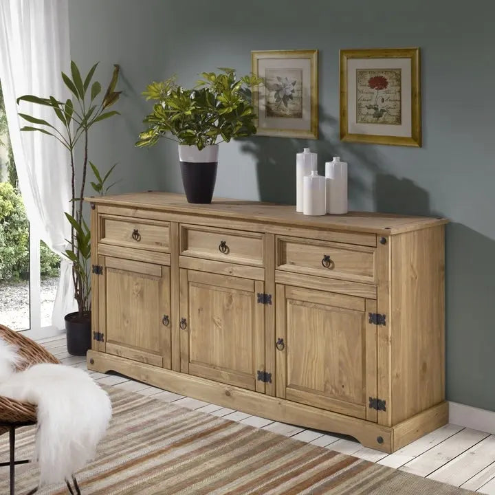 Buffet en bois style ferme 65 - Collection Corona
