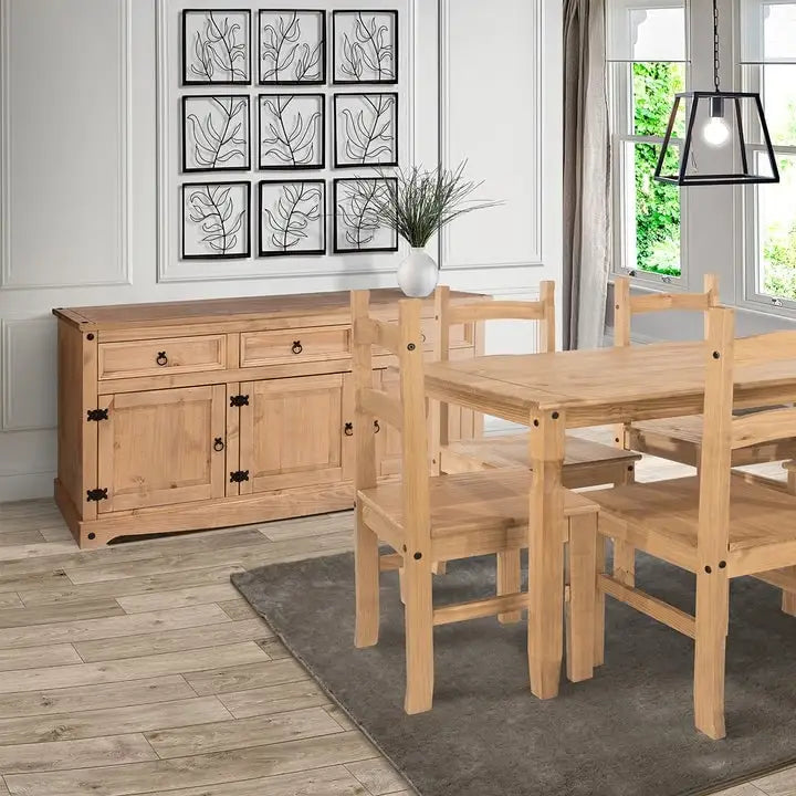 Buffet en bois style ferme 65 - Collection Corona