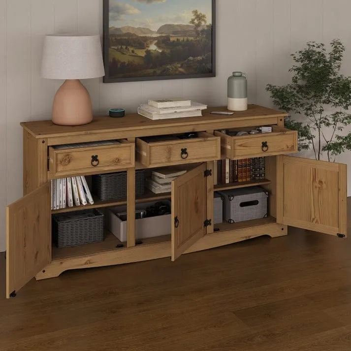 Buffet en bois style ferme 65 - Collection Corona