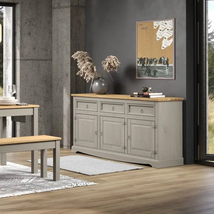 Buffet en bois style ferme 65 - Collection Corona