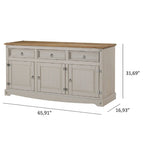 Buffet en bois style ferme 65 - Collection Corona