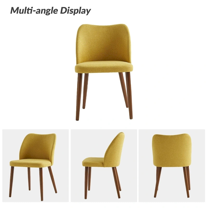 Ensemble de 4 chaises de salle à manger en bois massif Melisa de HULALA HOME