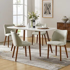 Ensemble de 4 chaises de salle à manger en bois massif Melisa de HULALA HOME