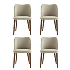Ensemble de 4 chaises de salle à manger en bois massif Melisa de HULALA HOME