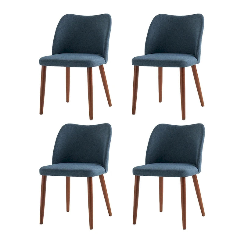 Ensemble de 4 chaises de salle à manger en bois massif Melisa de HULALA HOME
