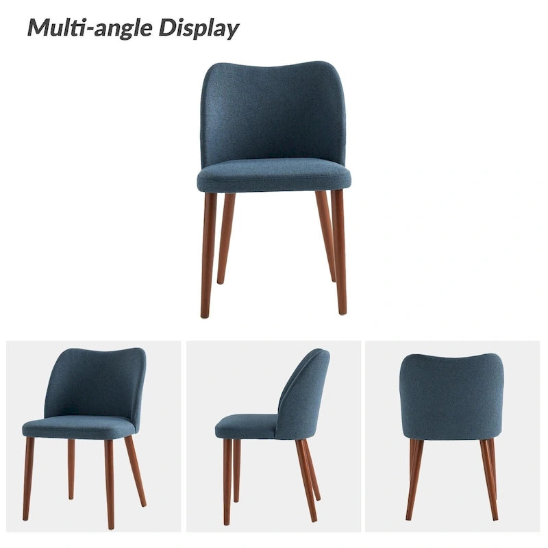Ensemble de 4 chaises de salle à manger en bois massif Melisa de HULALA HOME