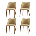 Ensemble de 4 chaises de salle à manger en bois massif Melisa de HULALA HOME