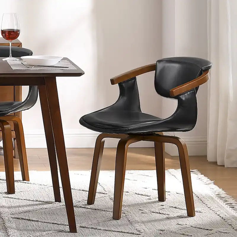 Chaise de salle à manger pivotante Art Leon