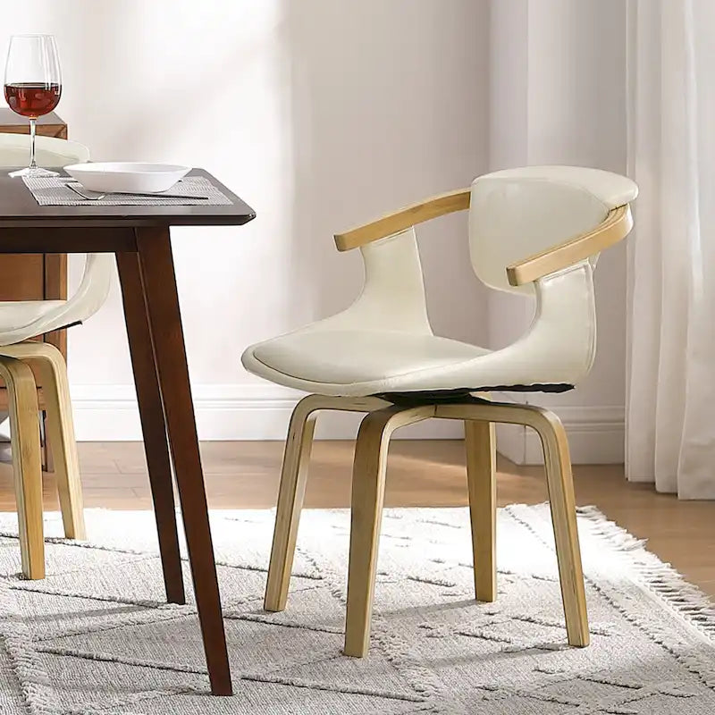 Chaise de salle à manger pivotante Art Leon