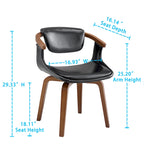 Chaise de salle à manger pivotante Art Leon
