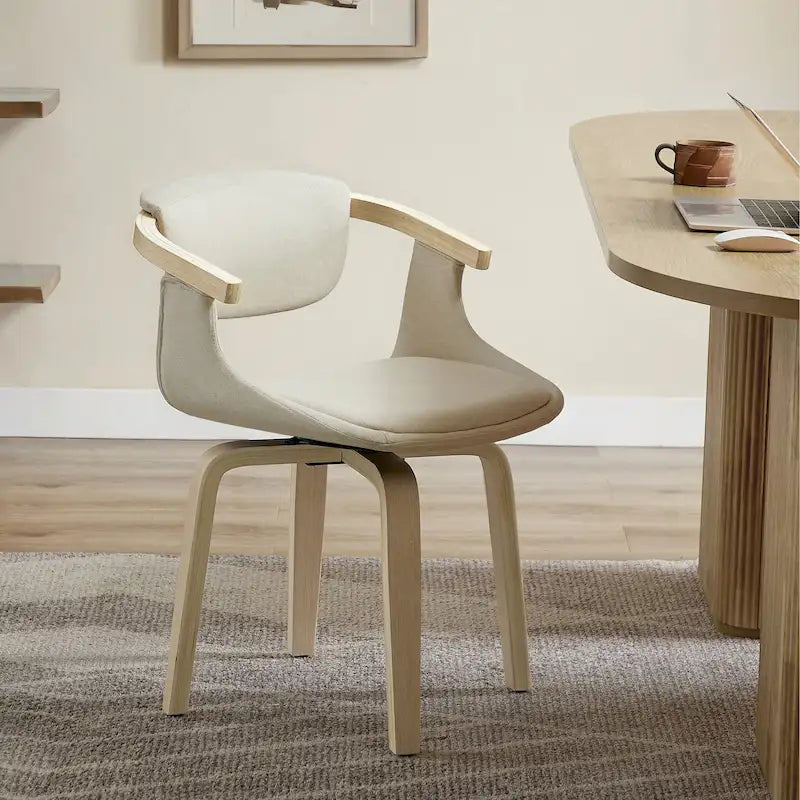 Chaise de salle à manger pivotante Art Leon