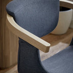 Chaise de salle à manger pivotante Art Leon
