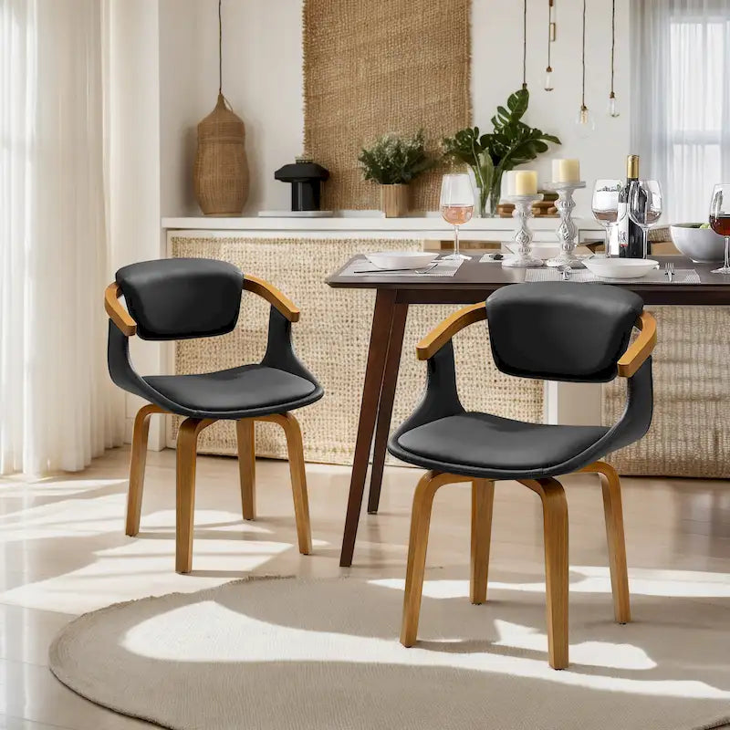 Chaise de salle à manger pivotante Art Leon