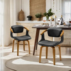 Chaise de salle à manger pivotante Art Leon