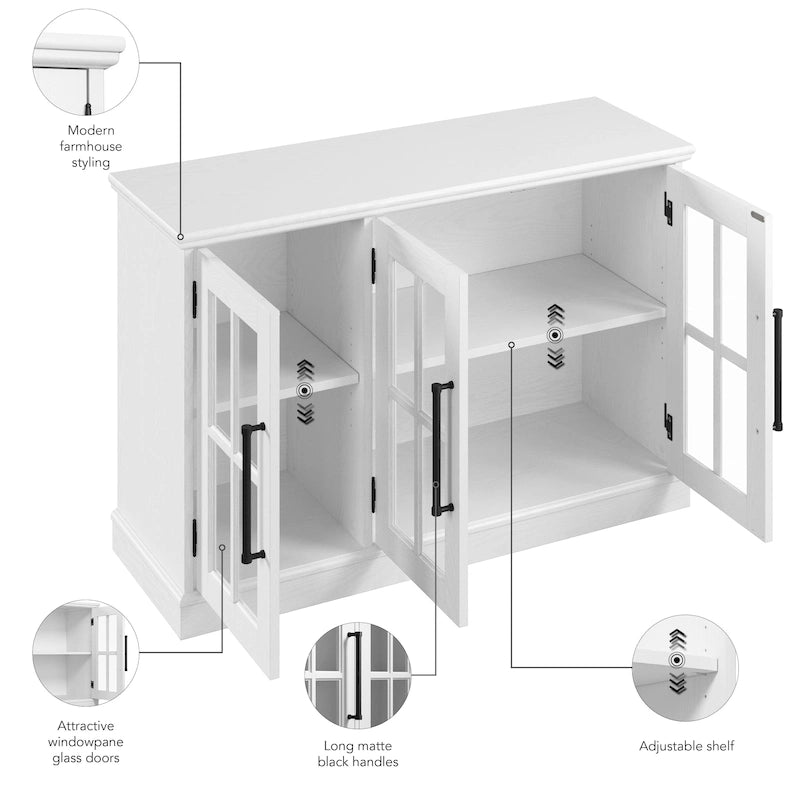 Meuble TV Westbrook 46W pour téléviseur 65 pouces par Bush Furniture