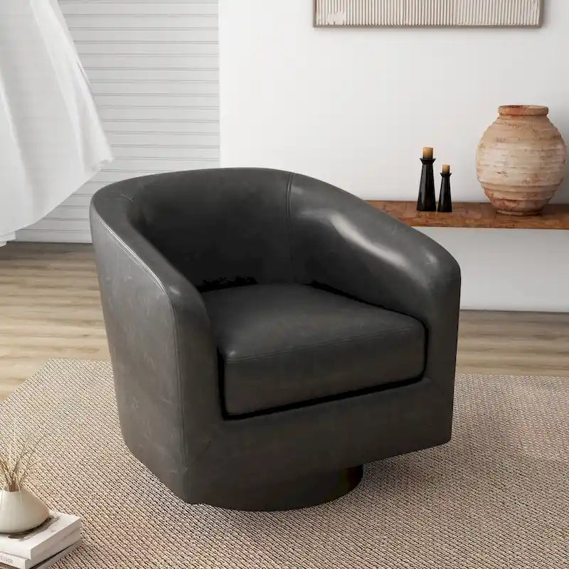 Fauteuil rond pivotant à 360 degrés