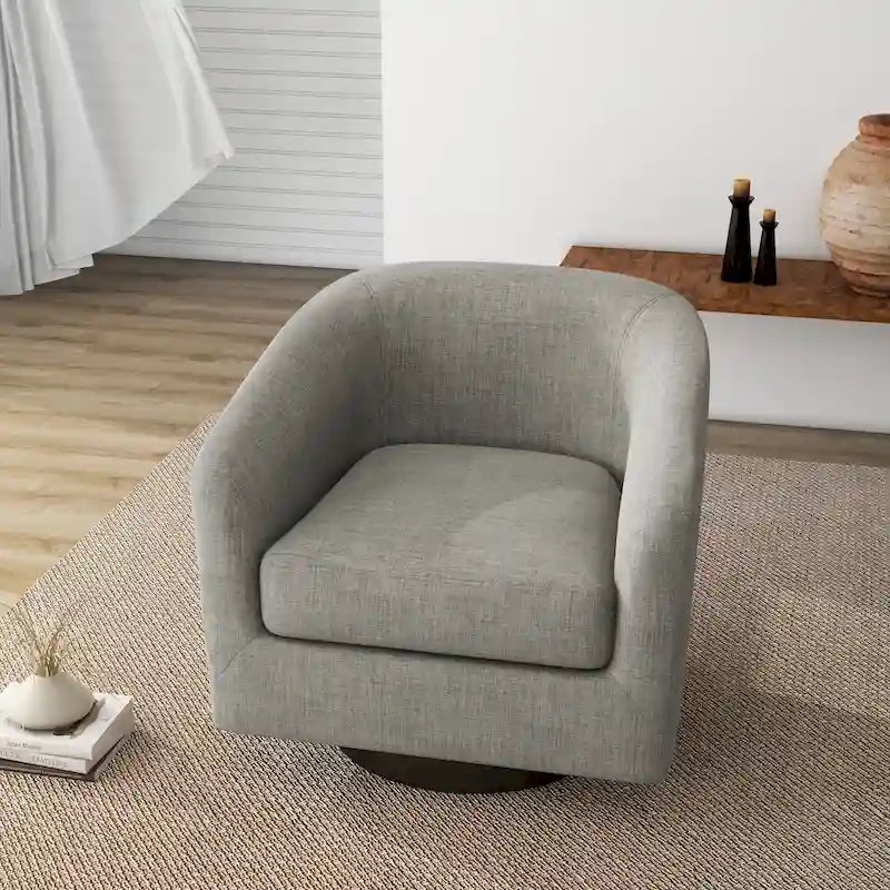 Fauteuil rond pivotant à 360 degrés