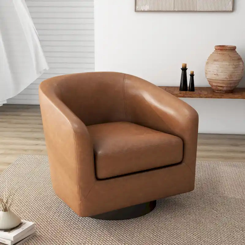 Fauteuil rond pivotant à 360 degrés