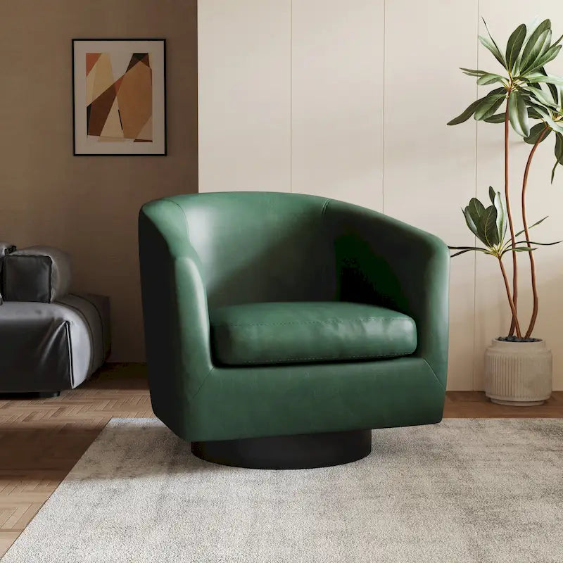 Fauteuil rond pivotant à 360 degrés