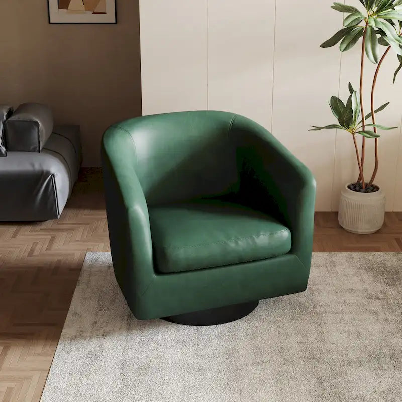 Fauteuil rond pivotant à 360 degrés