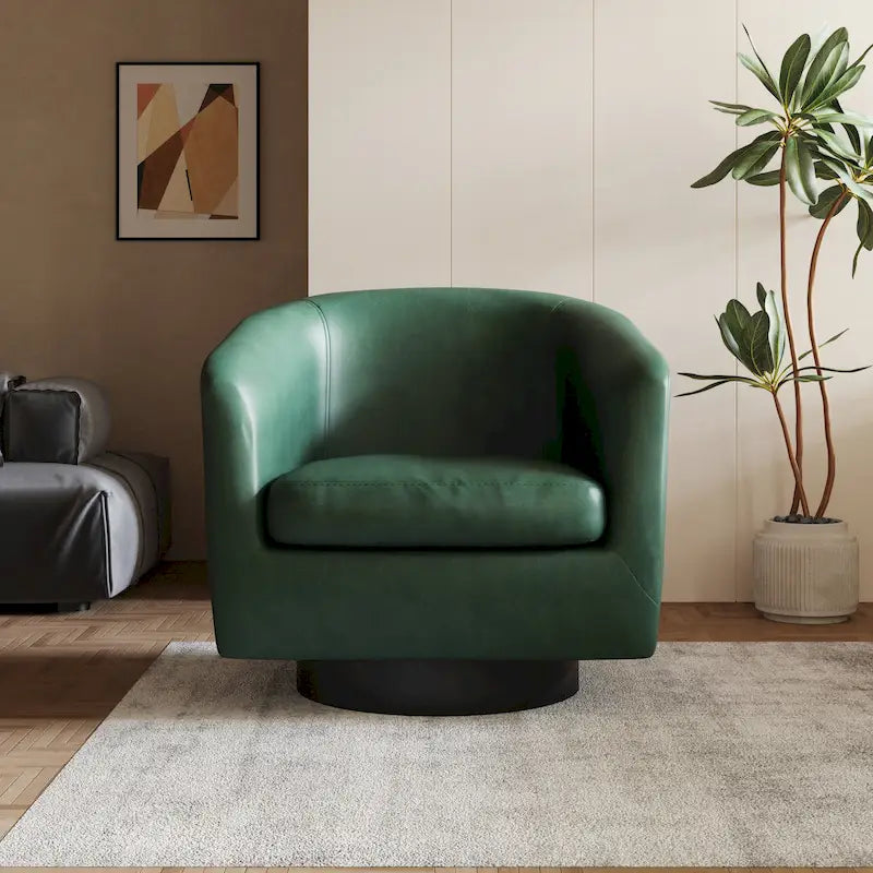 Fauteuil rond pivotant à 360 degrés