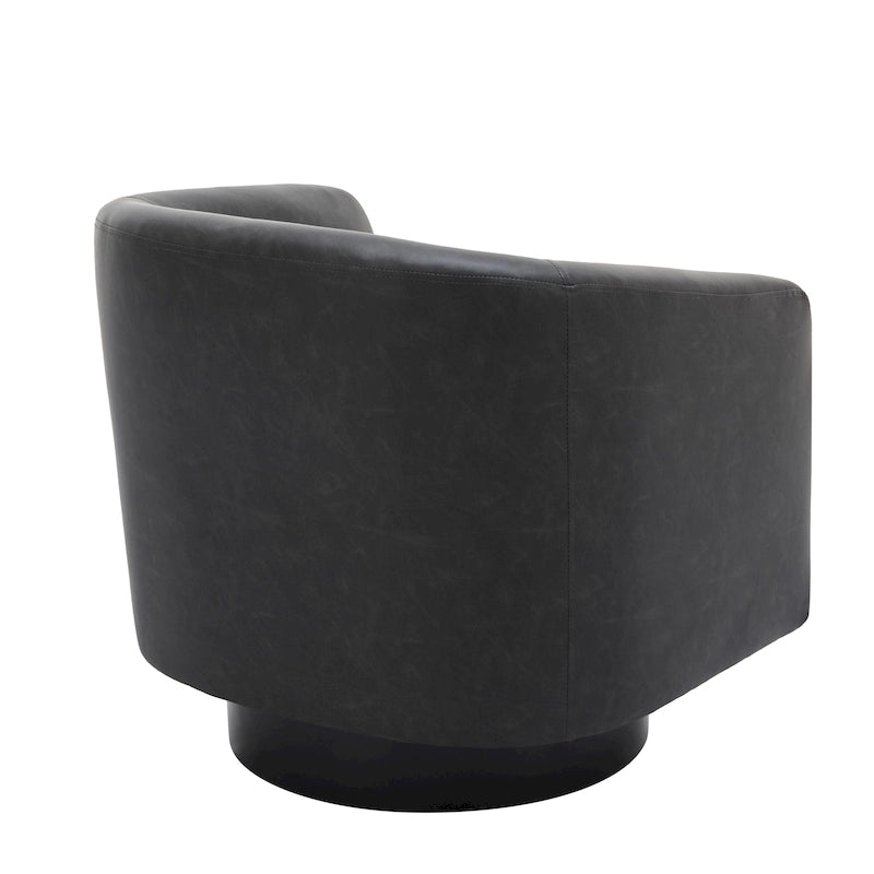 Fauteuil rond pivotant à 360 degrés