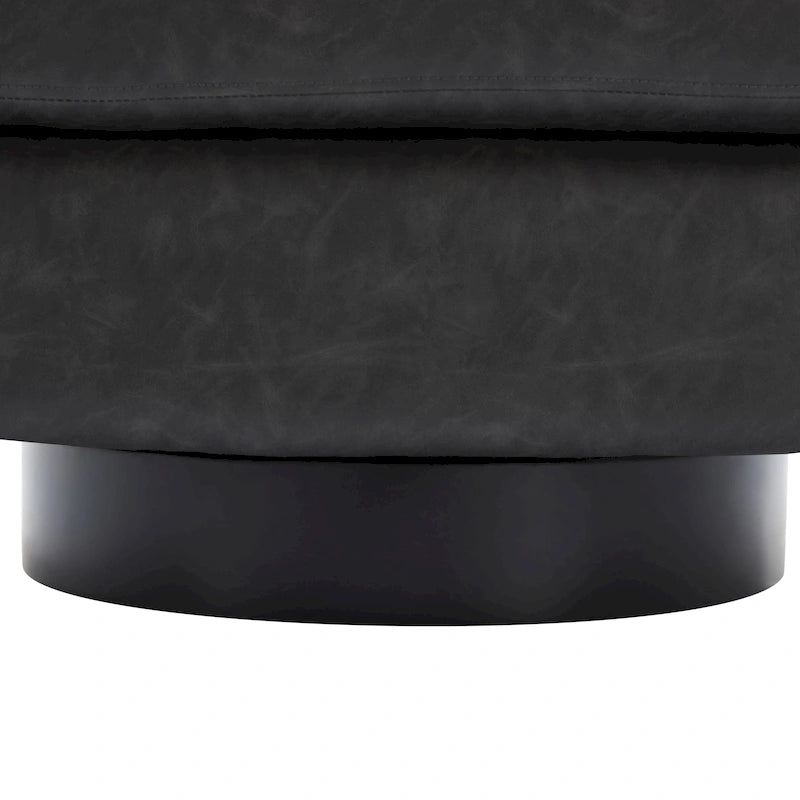 Fauteuil rond pivotant à 360 degrés
