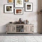 Magnifique meuble TV 70 pouces avec tiroirs, étagères et portes pour salon ou chambre à coucher - 70 pouces