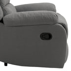 Ensemble de 2 fauteuils inclinables manuels classiques et traditionnels