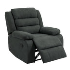 Ensemble de 2 fauteuils inclinables manuels classiques et traditionnels