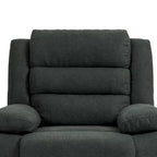 Ensemble de 2 fauteuils inclinables manuels classiques et traditionnels