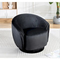 Petit fauteuil pivotant Milvo en velours