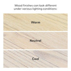 Table basse rectangulaire moderne Plank and Beam avec étagère