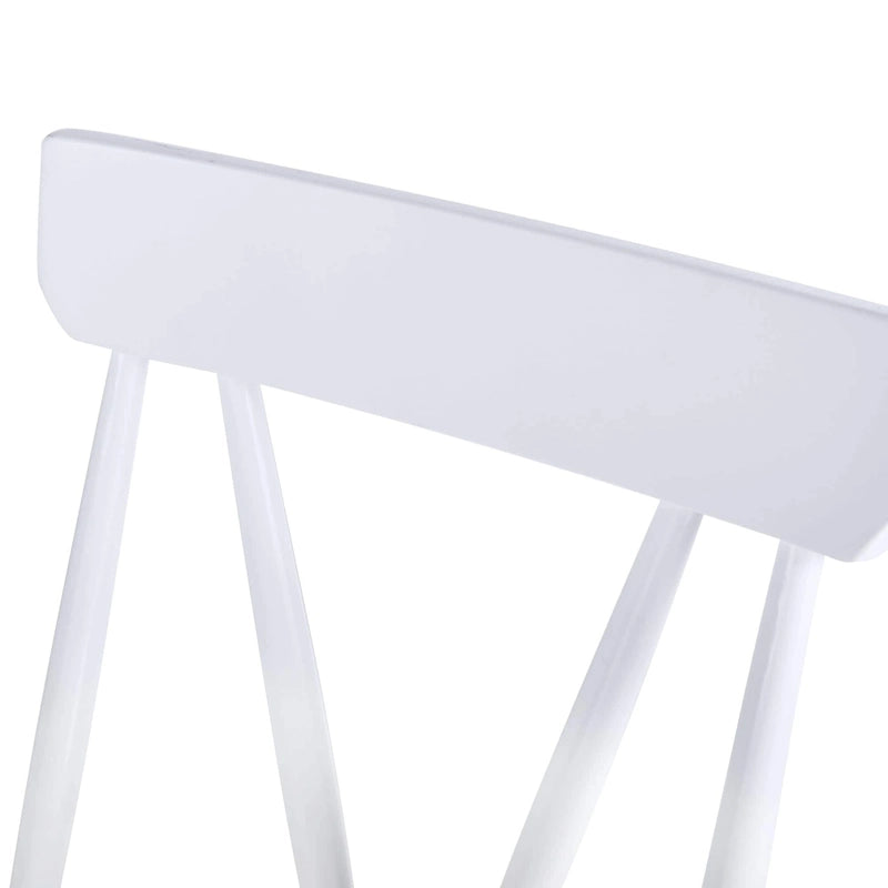 Chaises de salle à manger en bois Windsor de 17,4 pouces de large