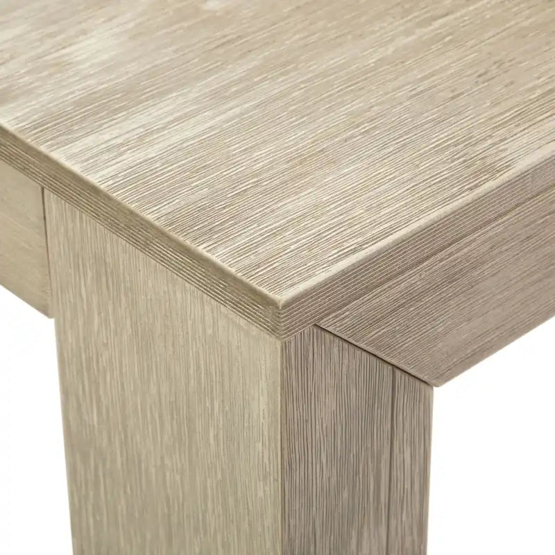 Table de salle à manger rectangulaire moderne à panneaux et poutres - 72