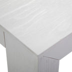 Table de salle à manger rectangulaire moderne à panneaux et poutres - 72