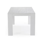 Table de salle à manger rectangulaire moderne à panneaux et poutres - 72