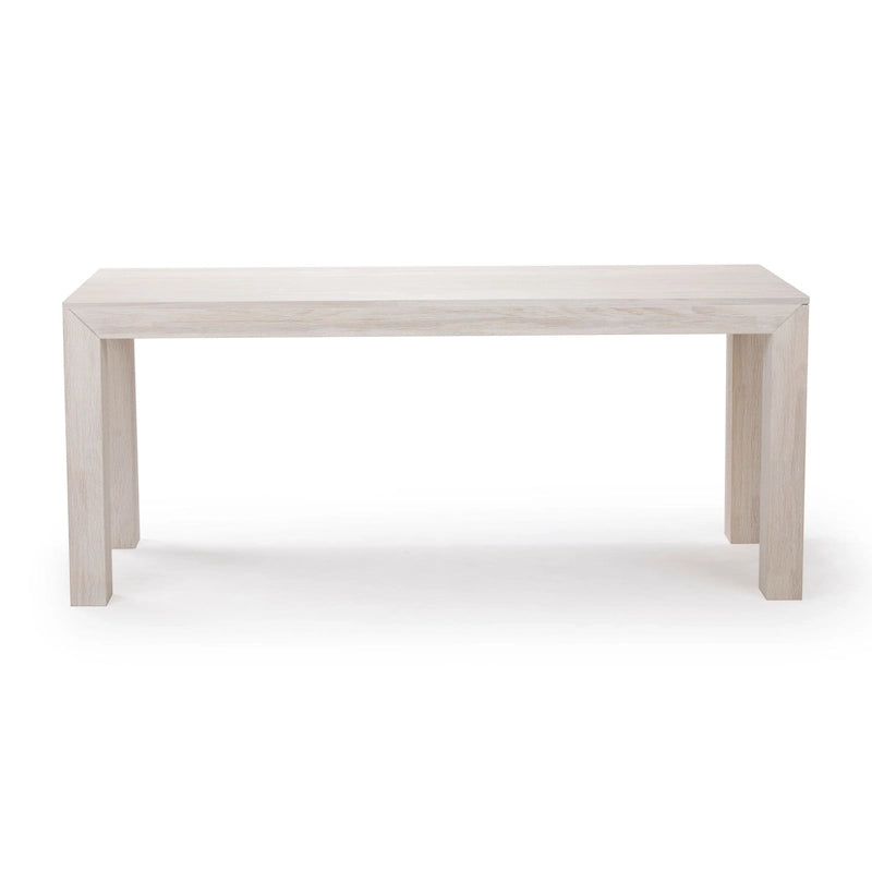 Table de salle à manger rectangulaire moderne à panneaux et poutres - 72