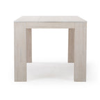 Table de salle à manger rectangulaire moderne à panneaux et poutres - 72