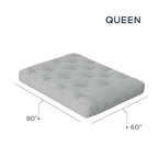 Matelas futon Loosh Home 8 en mousse à mémoire de forme et gel, format queen