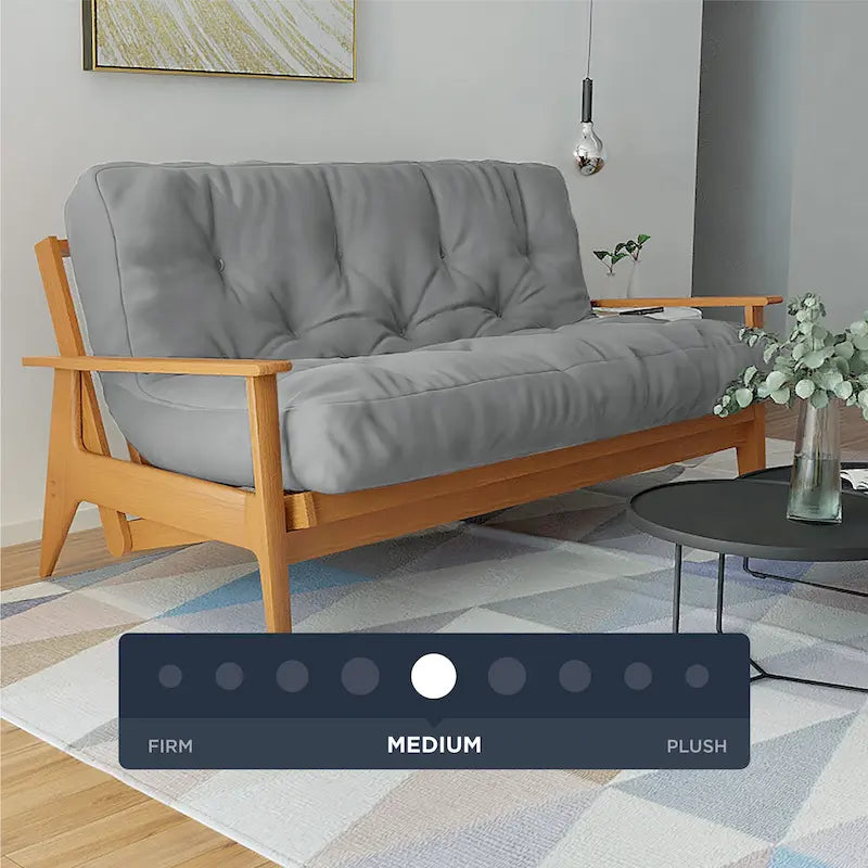 Matelas futon Loosh Home 8 en mousse à mémoire de forme et gel, format queen
