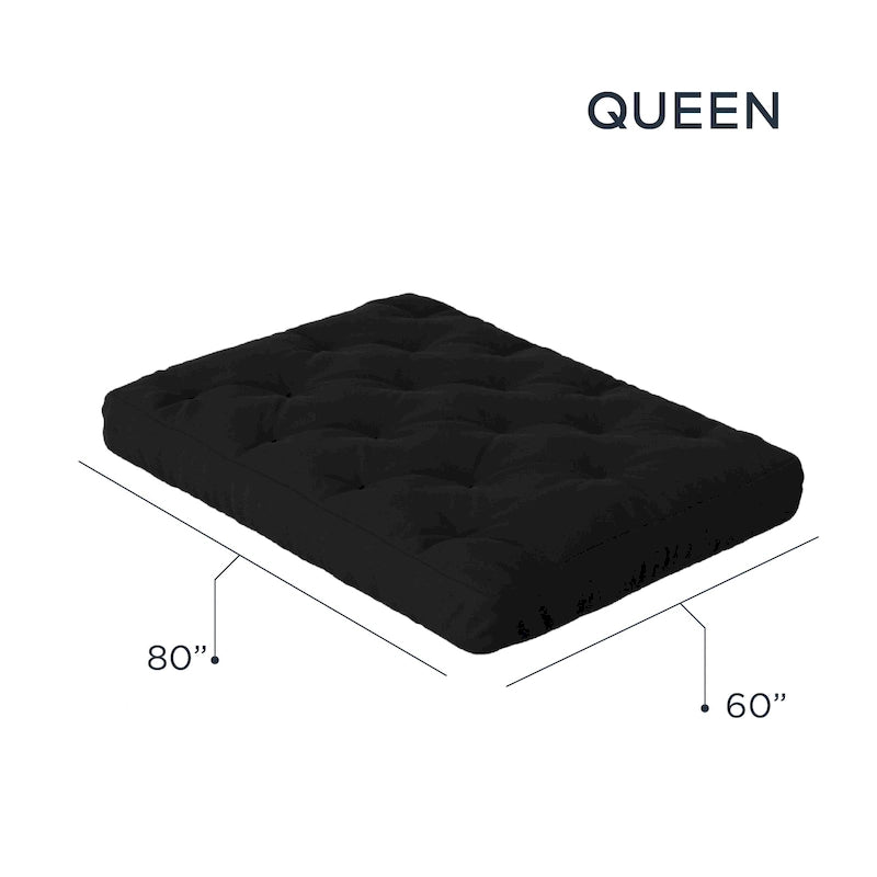 Matelas futon Loosh Home 8 en mousse à mémoire de forme et gel, format queen