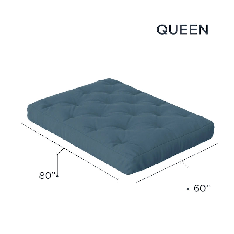 Matelas futon Loosh Home 8 en mousse à mémoire de forme et gel, format queen