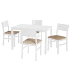 Ensemble de salle à manger 5 pièces en bois massif Templeton de Simple Living