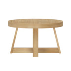 Table basse ronde classique Plank and Beam - 30