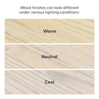 Table basse ronde classique Plank and Beam - 30